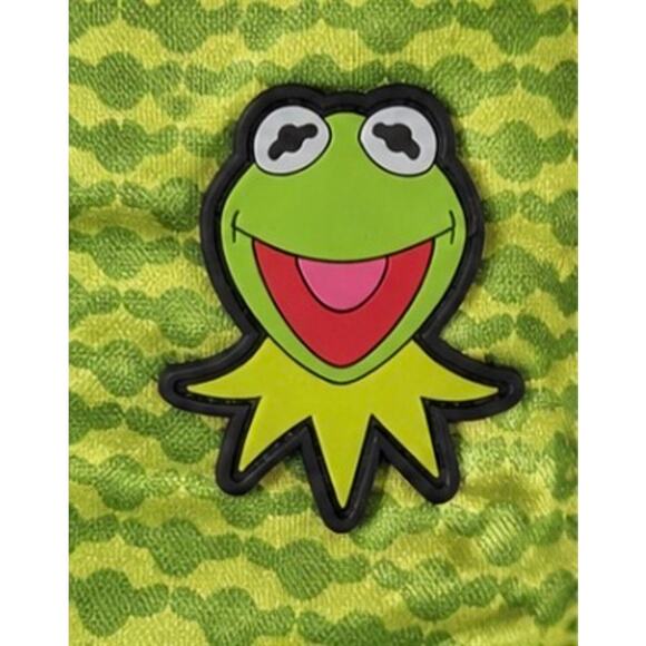 Disney Parks Kermit the Frog Backpack Muppets Green Disneyland Character Bag